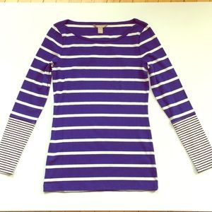 NWT Banana Republic Striped Long Sleeve T-Shirt